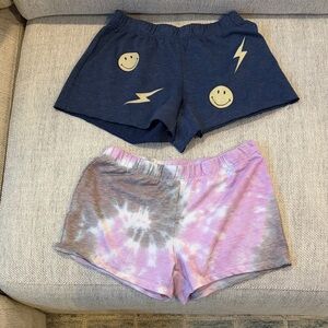 Kids Tie-Dye and Navy Shorts Set